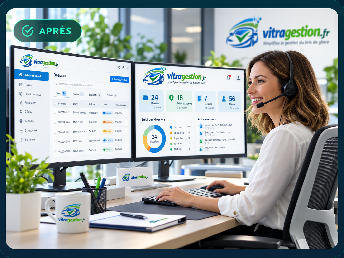 Gestion avec Vitragestion